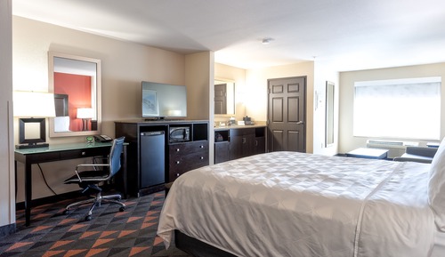 Suite, 1 King Bed, Accessible (Mobility Roll-In Shower)