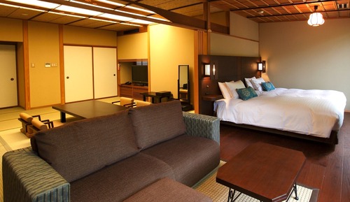 Japanese-Western Room B with Semi Open-Air Onsen