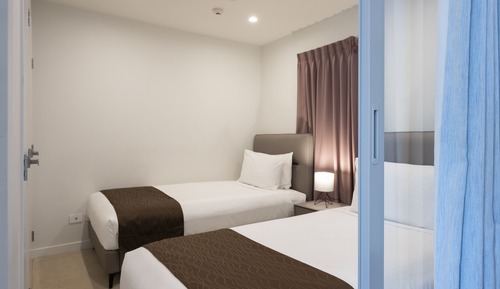 Deluxe Two Bedroom Suite with a free secure parking