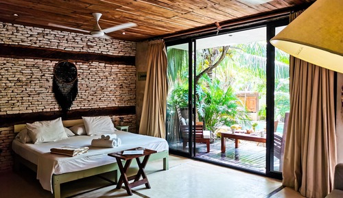 Nº 2 JUNGLE BEACH STUDIO A/C, WI FI, KITCHENETTE, TERRACE
