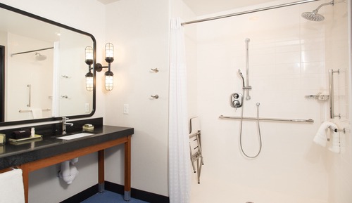 Standard Room, 2 Queen Beds, Mobility Accessible (Roll-In Shower)