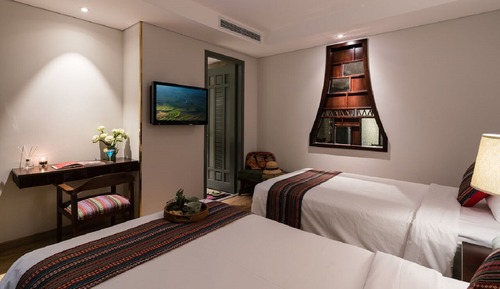 Superior Twin Room, No Window + Afternoon Tea On Rooftop