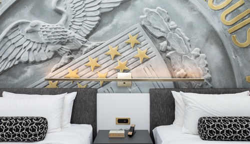 Standard Room, 2 Double Beds, City View
