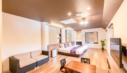 Modern western style superior japanese western room with open-air bath, Non-Smoking