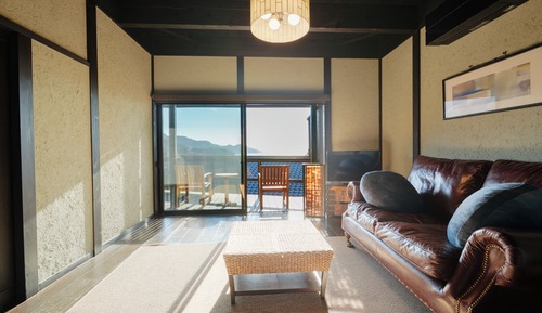 Japanese-Style Maisonette Room with Open-Air Hot Spring Bath, Sea View [USHIO], Non Smoking
