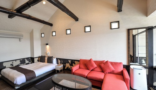 3F Corner Double Room with Hot Spring Open-Air Bath (Meal in guest room), Pet Friendly, Non Smoking