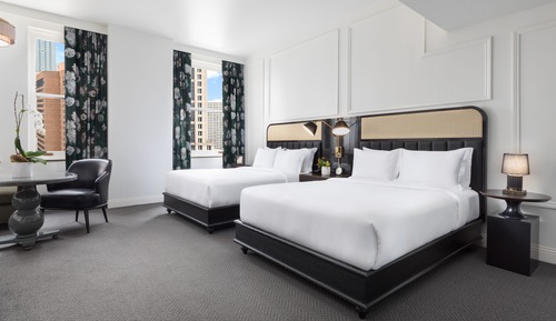 Deluxe Room, 2 Queen Beds, Bathtub, City View (Mobility & Hearing)