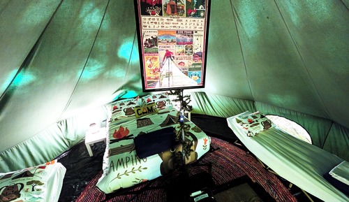 Jim Dandy Vintage Camper & Luxury Tent #8 (Premiere Resort Amenities Inc)