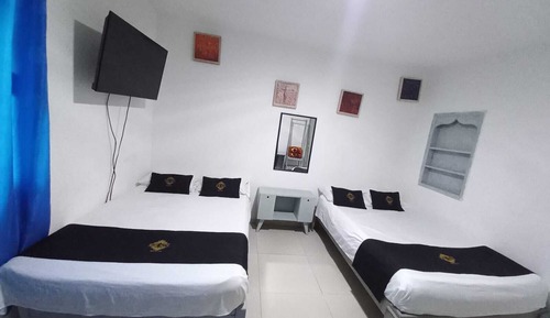 Comfort Quadruple Room, 2 Double Beds, Non Smoking, Ground Floor (Holbox)