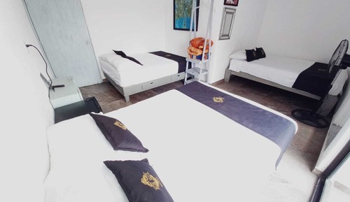 Standard Quadruple Room, Smoking, Balcony (Tajin)