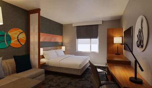 Room, 1 King Bed with Sofa bed, City View