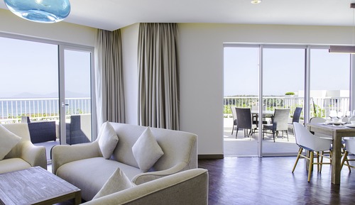 Two Bedroom Premier Suite Ocean View includes unlimited Jjim Jil Bang Spa