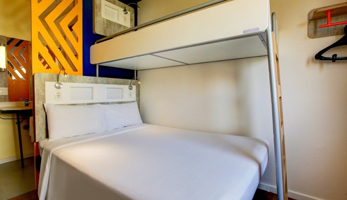 Standard Apartment, Double bed with a single bed on top