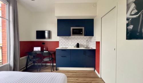 Medium Studio with Kitchen and Balcony