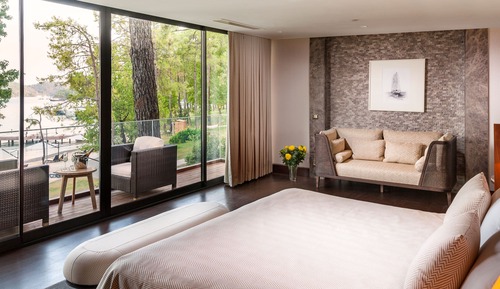 Villa, 2 Double Beds, Sea View (Privé)