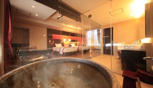 [Main Building] Twin Room with Stone Bathtub, Dinner Included, Non Smoking