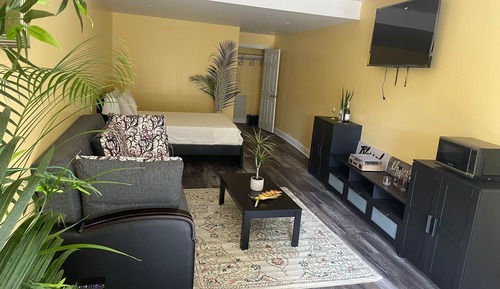 Comfort Studio Suite, 1 Queen Bed, Balcony, Pool View