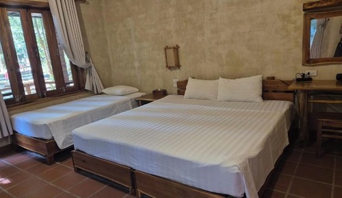 Triple Room, Balcony, Courtyard View