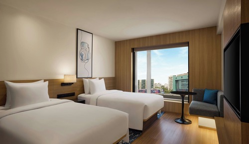 Room, 2 Twin Beds, Non Smoking (City View)