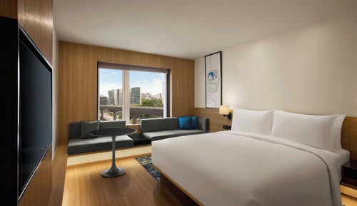 Room, 1 King Bed with Sofa bed, Non Smoking (City View)