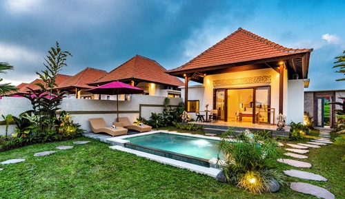 Deluxe Villa, 1 King Bed, Private Pool, Garden View