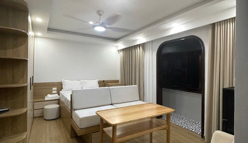 Basic Apartment, 1 King Bed with Sofa bed, Kitchenette, Courtyard View