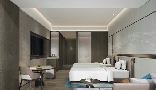 Room, 2 Double Beds, City View