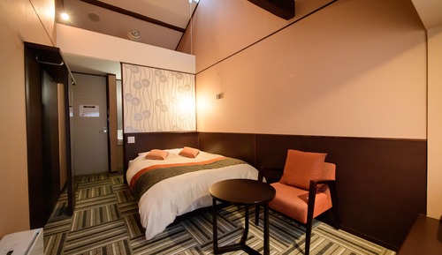 Modern Japanese Double Room with Shared Hot Spring Access, Non-Smoking