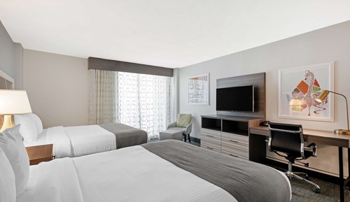 Standard Room, 2 Queen Beds, Balcony, City View