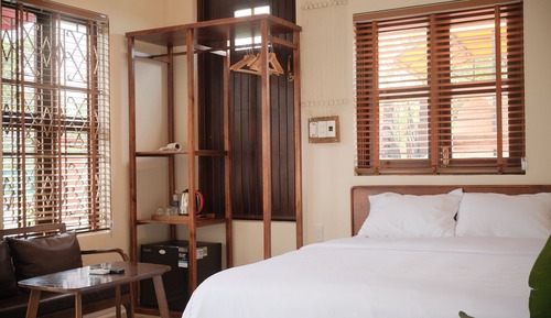 Family Quadruple Room, Balcony, Garden View
