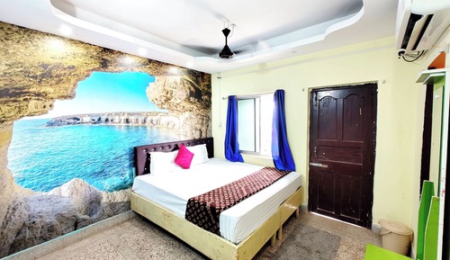 Deluxe Double Room, Multiple Beds, Air conditioning, Sea View