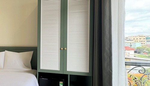 Deluxe Double Room, Balcony, City View