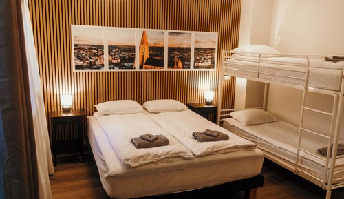 Classic Quadruple Room, Multiple Beds, Mountain View