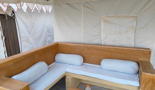 Luxury Tent, Balcony, Garden View