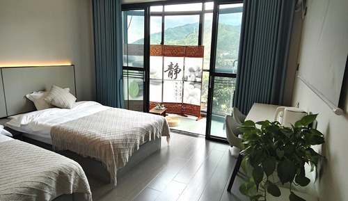 Panoramic Twin Room, Air conditioning, Hill View
