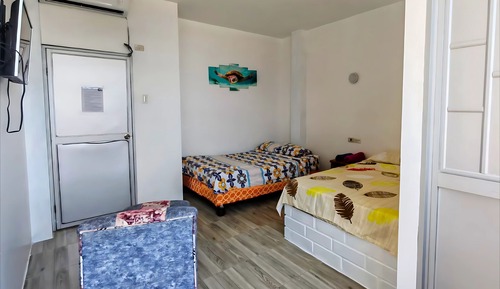 Basic Quadruple Room, Beach View