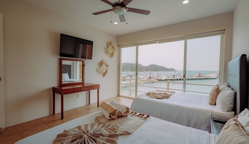 Suite, 2 Double Beds, Ocean View