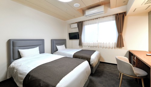 Compact Twin Room, Non Smoking with toilet