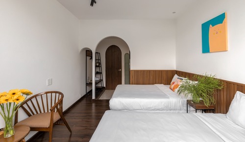 Deluxe Quadruple Room, Garden View