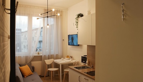 Comfort Studio, 1 Double Bed with Sofa bed, Kitchenette, Courtyard View