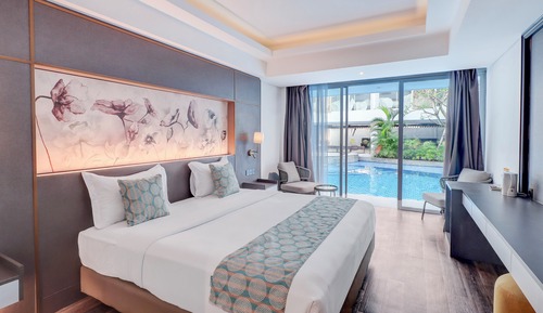 Standard Suite, 2 Twin Beds, Pool Access