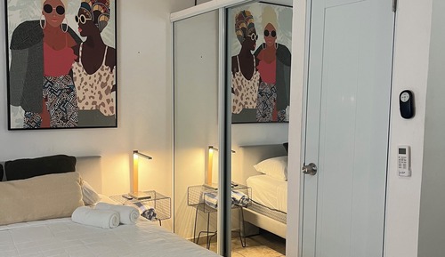 Apartment, 1 Queen Bed, Kitchen