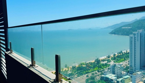 Luxury Apartment, Balcony, Beach View