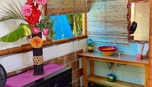 Deluxe Cabin, Patio, Garden View