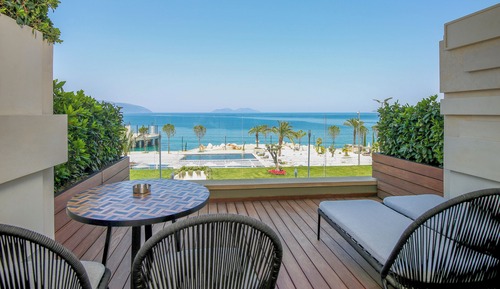 Junior Suite, Jetted Tub, Sea View (2+1)