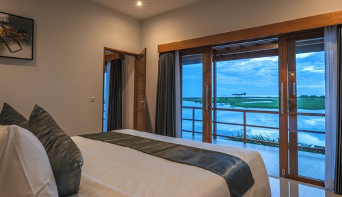 Suite, 2 Double Beds, Sea View