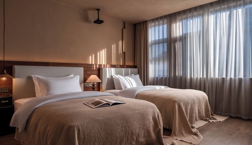 Deluxe Twin Room, Courtyard View