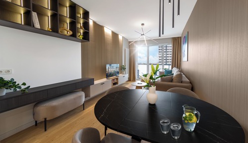 City Apartment, Balcony, River View