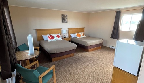 Basic Double Room, Patio, Beach View