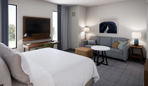 Studio Suite, 1 King Bed, Accessible Bathtub, Kitchen (Accessible Tub)